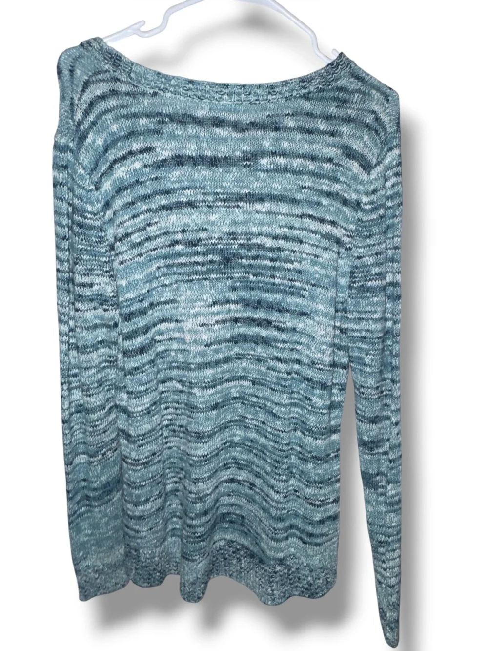 NWT Natural Reflections Space Dye Knit Sweater L - Picture 10 of 13